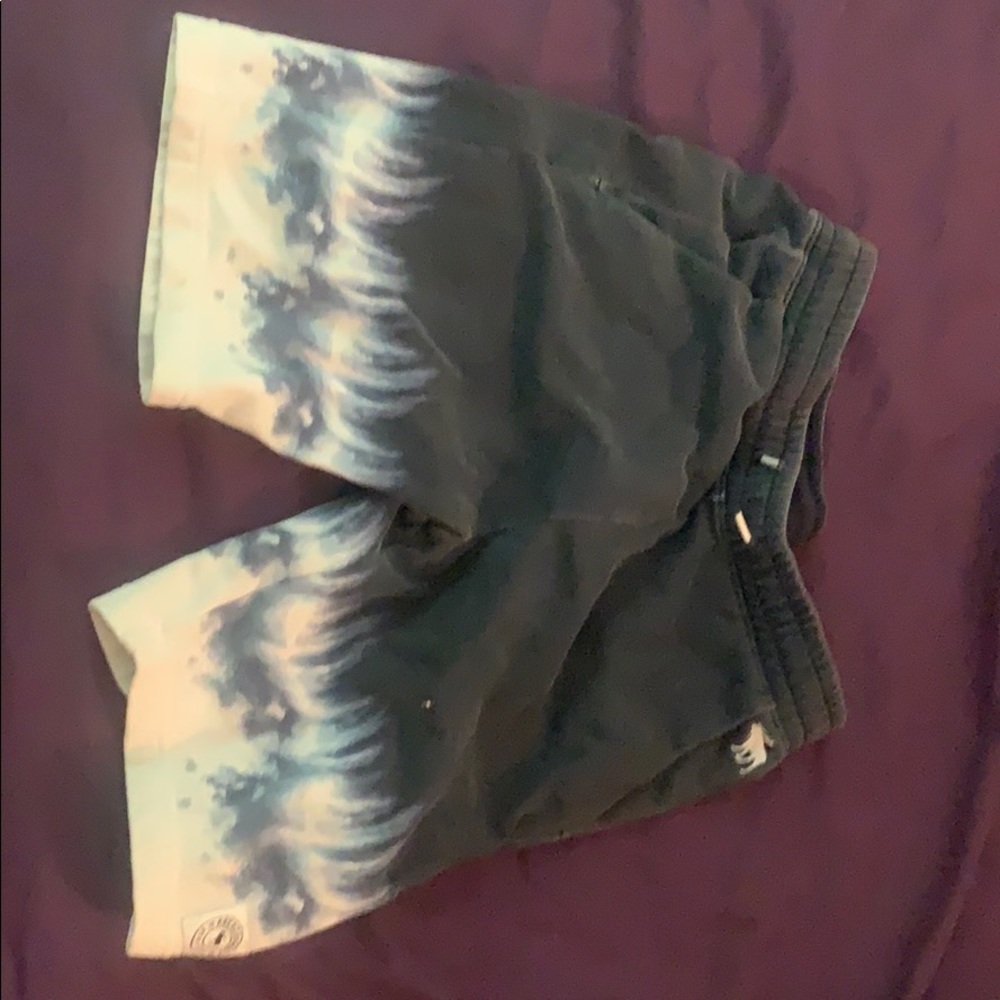Abercrombie kids shorts 13/14 blue/white